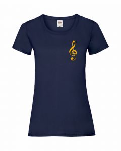 T-Shirt Chor tailliert Brust