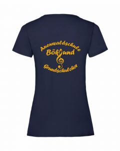 T-Shirt Chor tailliert Rücken